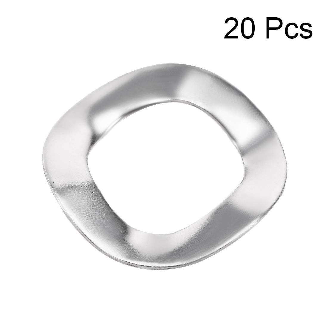 Uxcell Wave Spring Washers – 100-Pack 304 Stainless Steel Curved Washers (0.51″ OD X 0.31″ ID X 0.01″ Thick) For Machinery & Automotive