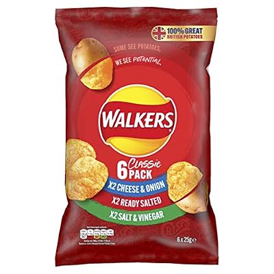 Walkers Crisps Classic Variety Multipack Crisps, 150 g