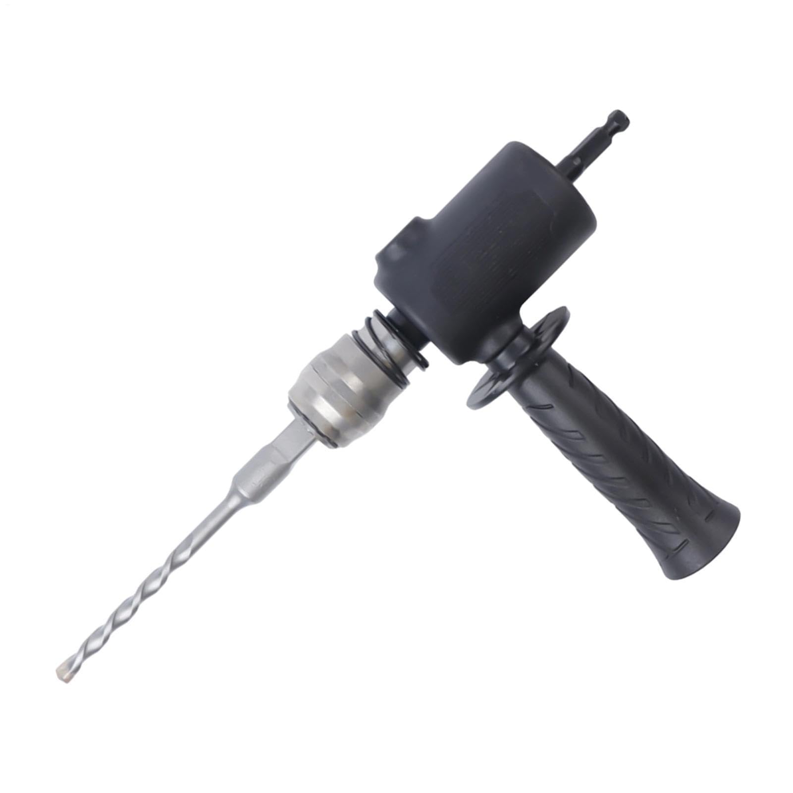 Adaptador de taladro para reparación de paredes de hormigón en proyectos de remodelación