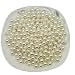 ElE&GANT 1 LB(Approx 500pcs) 12mm Ivory Loose Pearl Beads for Vase Fillers or Jewelry Making