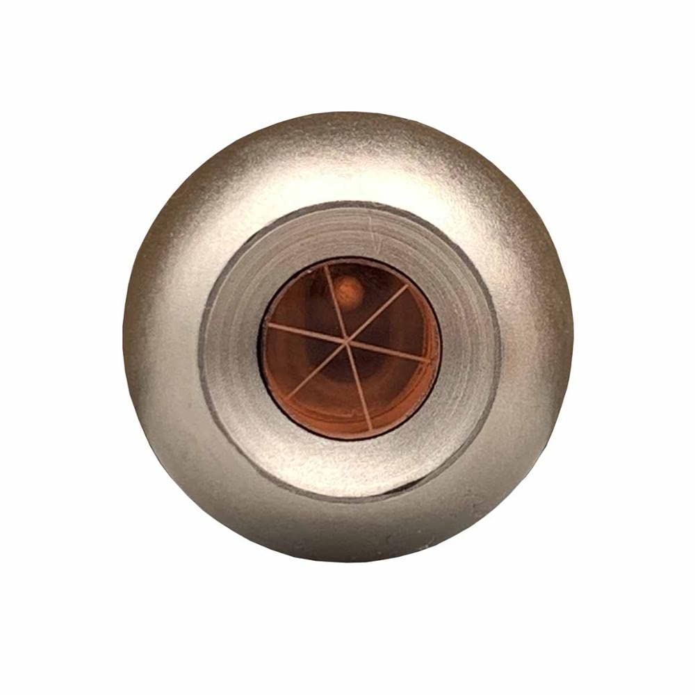 Prisme à bille de surveillance, mini prisme à bille revêtu de cuivre de 12,7 mm (0,5 pouce), sphère