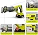 Cordless Reciprocating Saw, DEWINNER Electric Saw Variable Speed 20V, 2.0AH, Tool Free Blade Change,LED Light, Wood Metal Cutting, Tree Pruning, 1 Battery and Charger Include, Green