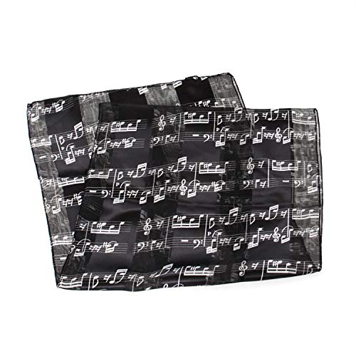 SERENITA Satin Scarf Hair Wraps for Women Music Note Gifts American Flag Bandana Shamrock Clover St. Patrick's Day Easter2