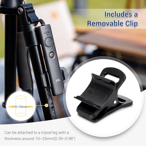 Image of JJC Wired Remote Control Shutter Release for Sony HDR-CX405 CX440 CX455 | for Sony CX900 FDR-AX30 AX33 AX43 AX53 AX100 AX700 A7R V A7 IV A7S III A6600 ZV-1 & More Camera Camcorder with Multi-Terminal
