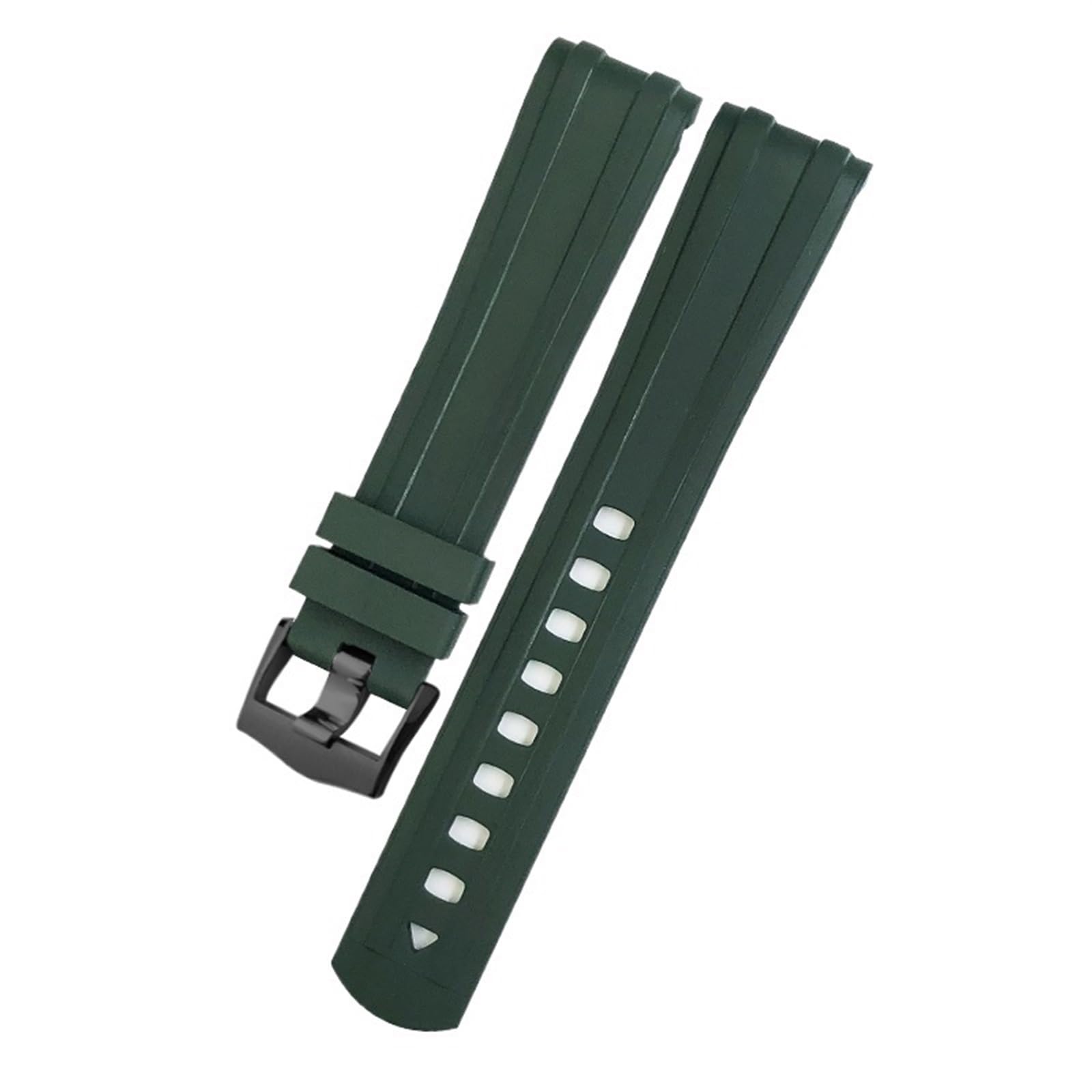 Bracelet silicone de qualité supérieure pour Omega Seamaster 300 - 8