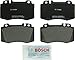 BOSCH BP847A QuietCast Premium Semi-Metallic Disc Brake Pad Set - Compatible With Select Mercedes-Benz CL500, CL55, CLS500, E55, E550, ML430, ML500, ML55, S55, S600, SL500, SL550, SL600, SLK350; FRONT