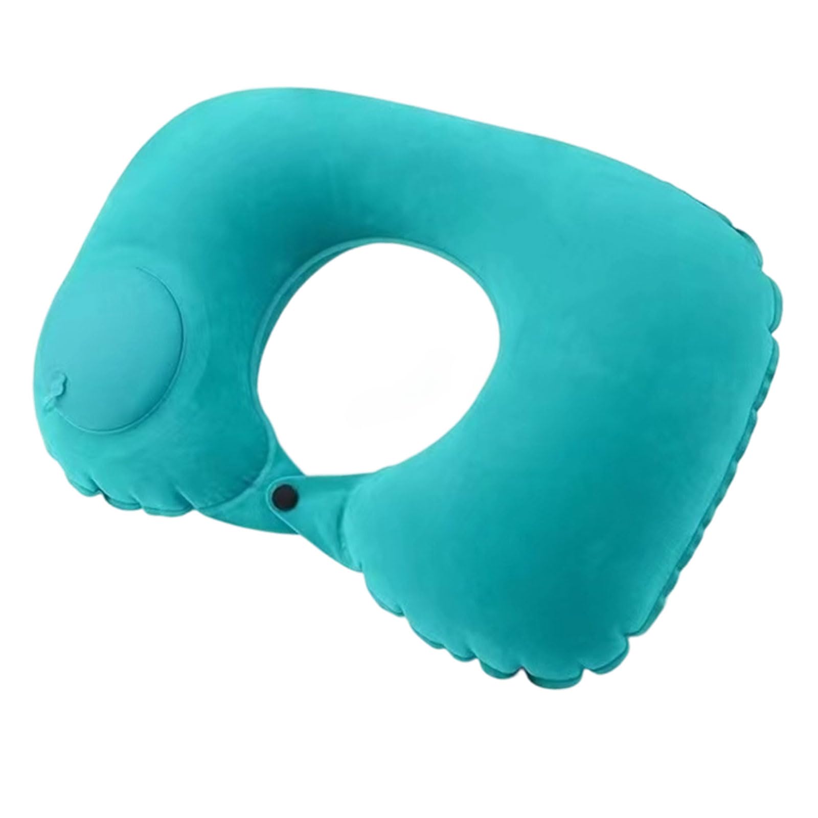 Tsophreniq Portable Air Pillow with Press to Inflate Feature Foldable for Backpacks Storage Ergonomic Neck Relief Neck Pillow
