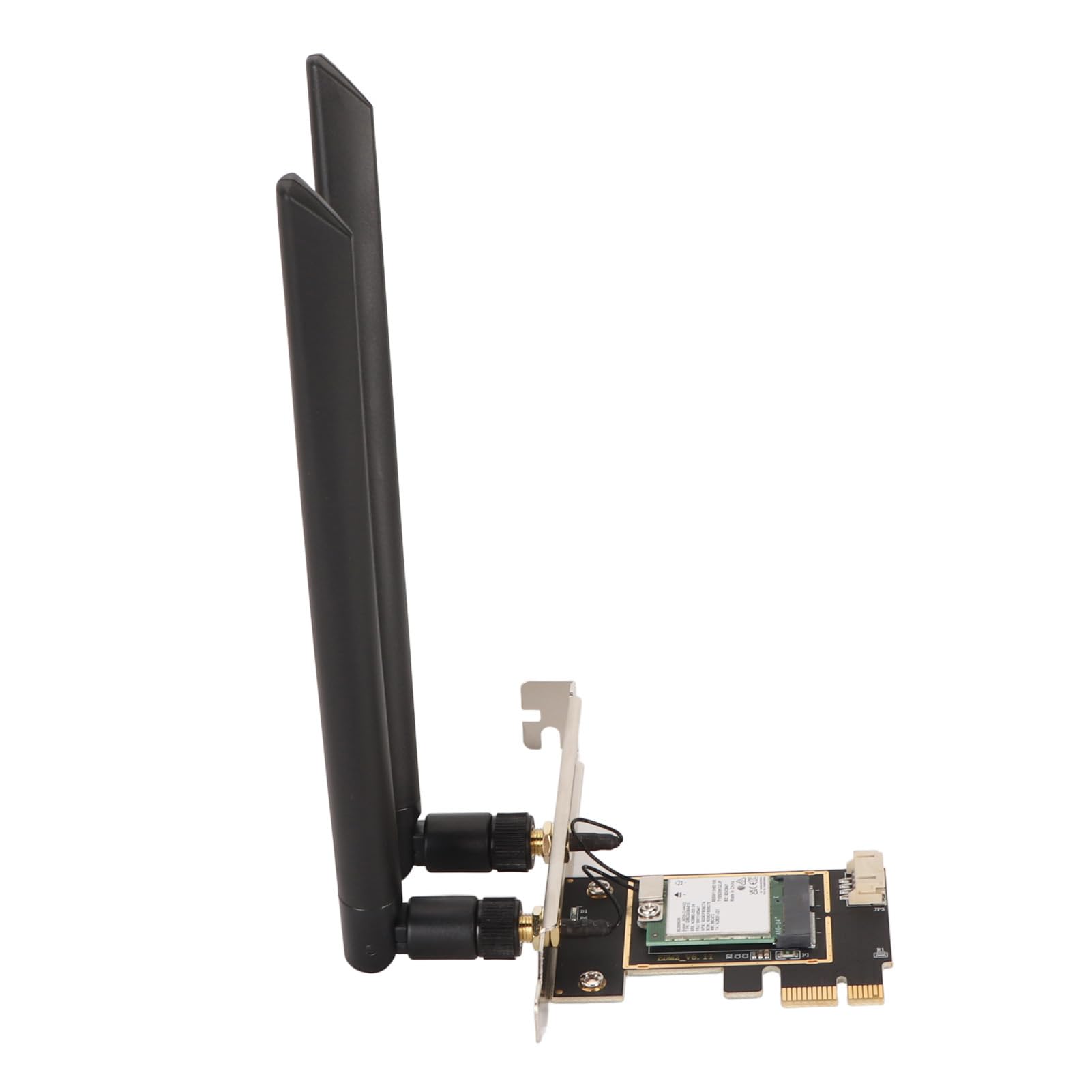 Scheda WiFi PCIe a 3 Bande Scheda Adattatore di Rete Wireless a Installazione Rapida 8774Mbps per PC 10 11, Facile da Usare per Computer Desktop
