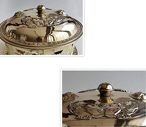 Olla de cobre para hot pot, portátil 28 cm miniatura 6