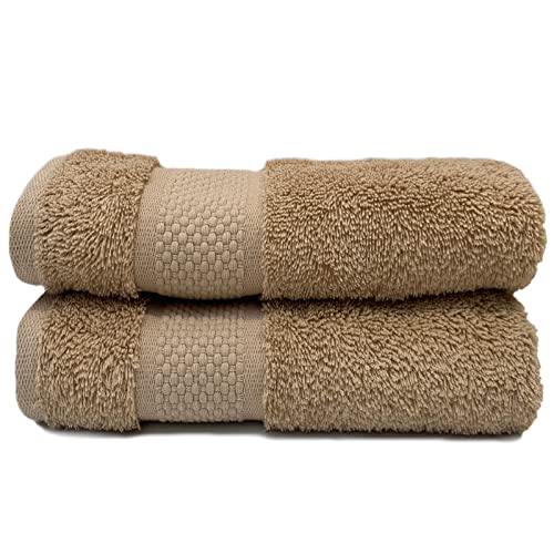 Sue Rossi Guest Towels 30 x 50cm Set Of 2, Organic Turkish Combed Cotton, 600gsm Thick - Image 2