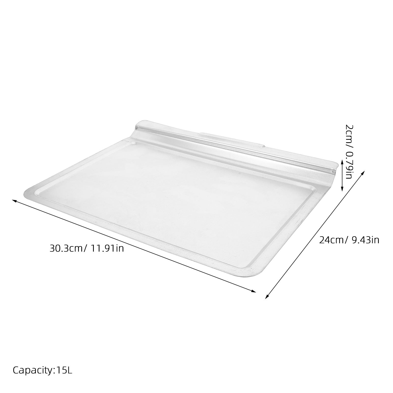 2 bandejas recogemigas para horno para electrodomésticos - Bandeja de goteo metálica de repuesto de 15 L - Accesorio para hornear, asar y cocinar a la parrilla en la cocina familiar, 11,9 x