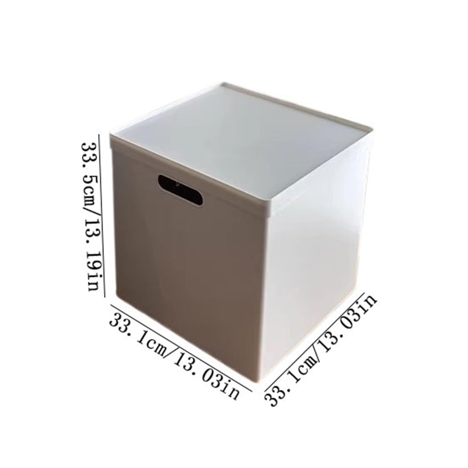Ufficio Custodia for dischi in vinile Scatola portaoggetti in ABS con coperchio Scaffale porta dischi