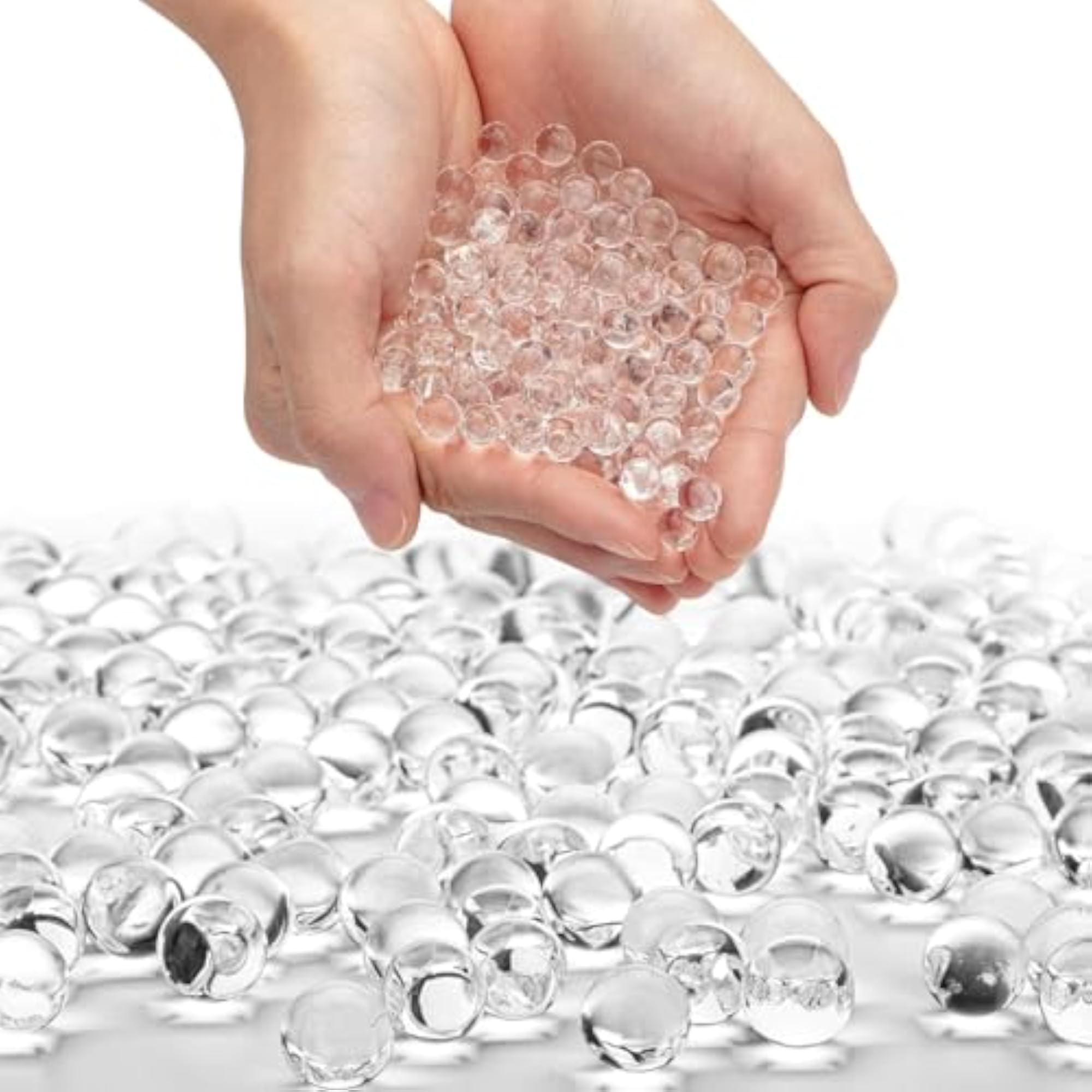 Water Beads Clear 12 Ounces for Vase Filler, Home Decor