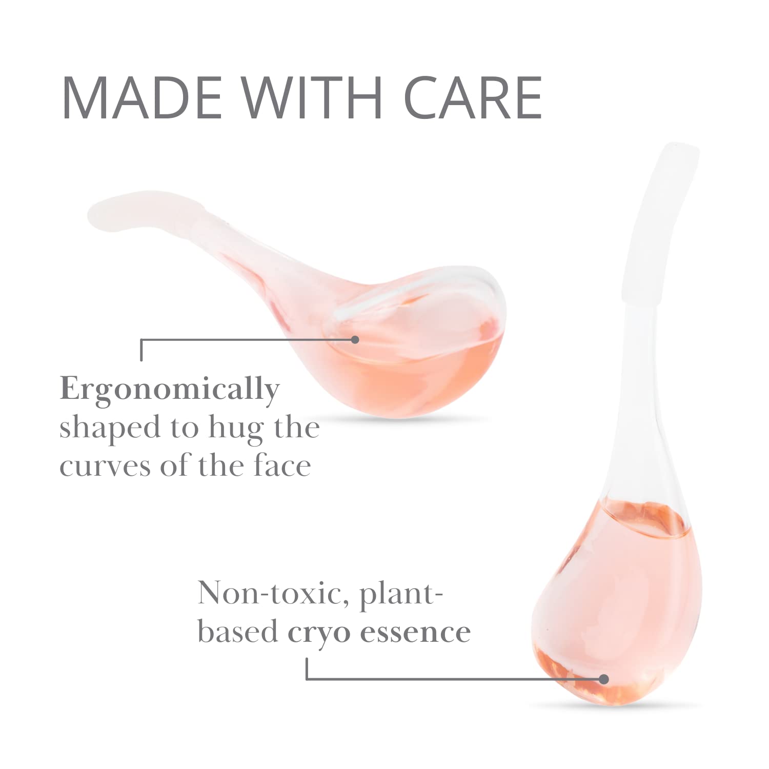 Jenny Patinkin Cryo Globes for Face | Ice Roller for Face Women | Ice Globes for Facials | Cooling Skin Care Tool for Tightening | Reduce Puffiness & Redness.