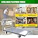 Fworkleft Steel Platform Truck 2000 lb Capacity, 60