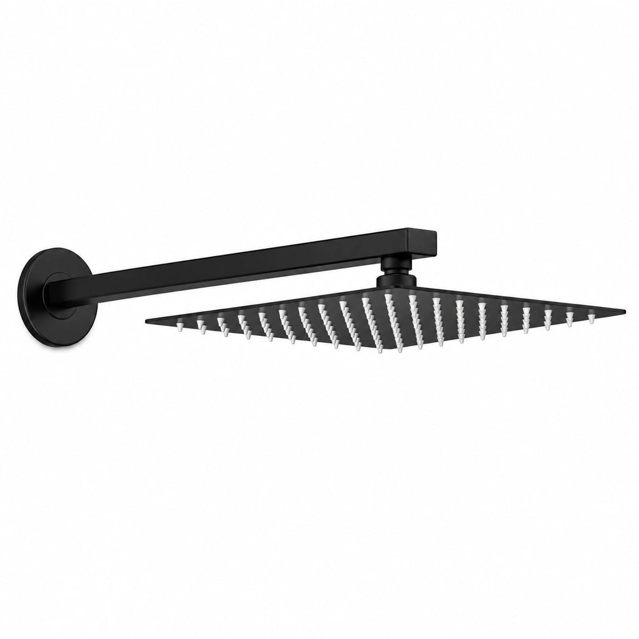 Luxury Matte Black Shower Head - 360° Rotation -9