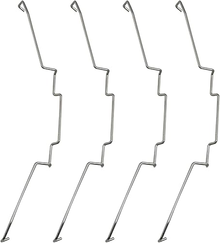 MEETOOT 4 unids CPU disipador de calor ventilador hebilla PC placa base CPU radiador ventilador 3.5 in alambre hebilla superior gancho clip de