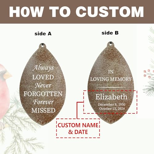 Image of ASTARIN Deep Tone Memorial Wind Chimes Personalized, Sorry for You Loss Bereavement Gifts, Outside Condolence Wind Chime for Loss of Mother Father,Produced in Texas