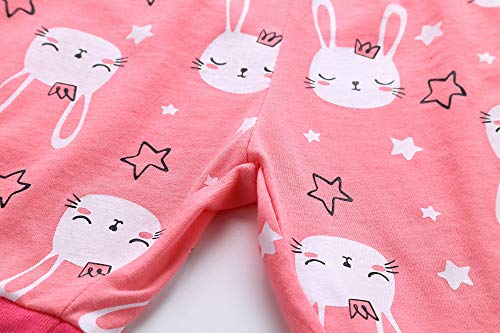 Image of Koian Little Girls' Short Pajamas Sets Toddler PJS Cotton Kids Sleepwears