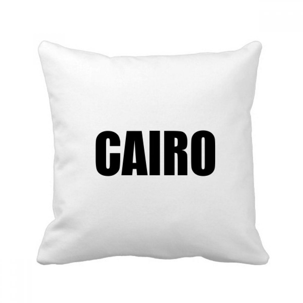 Coussin Le Caire Égypte carré pour inviter le voyage sur votre canapé de salon