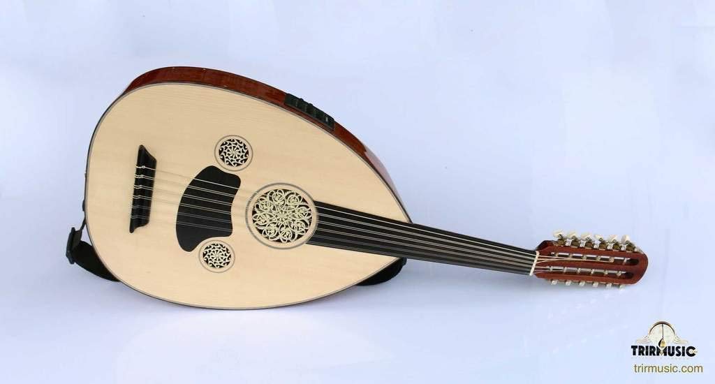 Professional Arabic Electric Oud Ud Lute String Instrument Oude EA5 - Image 2