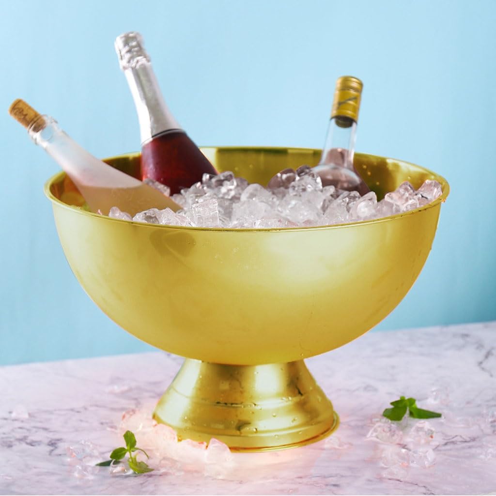 Secchiello per Ghiaccio Bacino di champagne in metallo Secchiello for il ghiaccio Bar Grani di ghiaccio Bar Ktv refrigerato Birra Vino rosso Vino straniero Secchiello for il ghiaccio Refrigeratore per