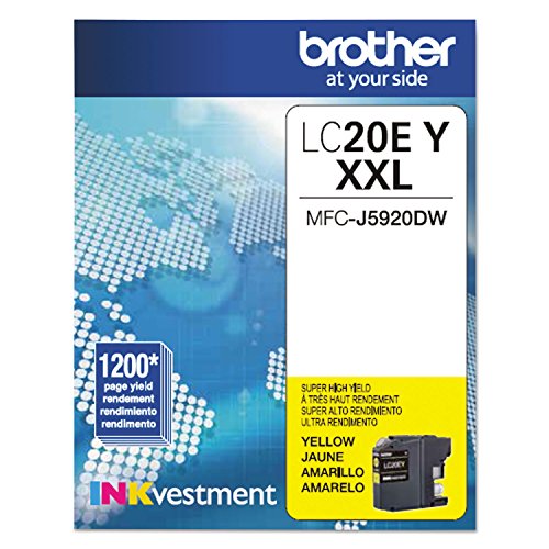 Brother cartouche d'encre jaune pour impression jet d'encre couleur unitaire