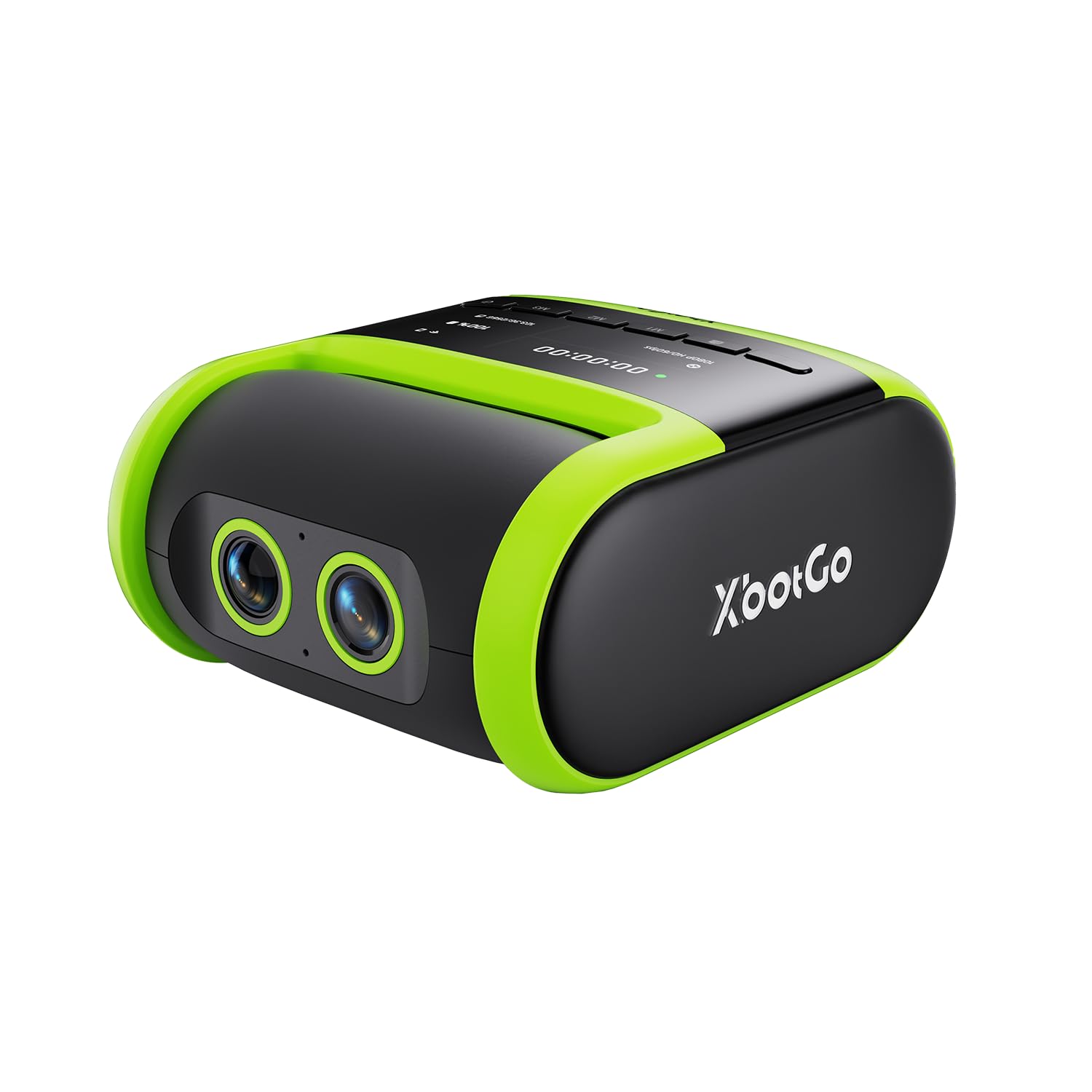 XbotGo Falcon All-in-One AI Action Camera, 4K Auto Tracking Sport Camera for Soccer, Basketball & Football, Dual-Lens Team Sports Recorder with Live Streaming, No Subscription Required (Edge Green)
