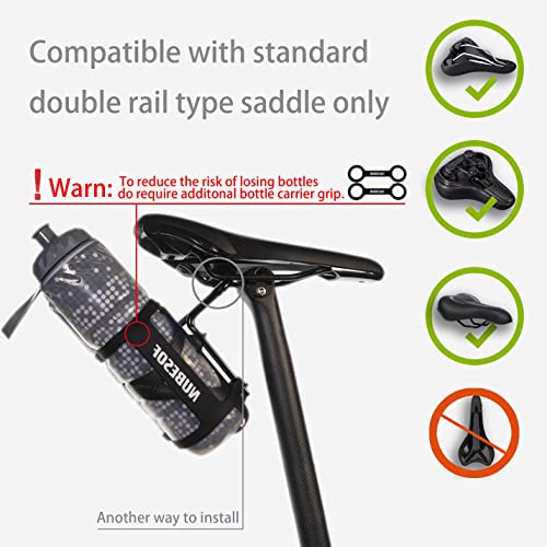 Upgrade Bike Water Bottle Holder, Ultra Light Full Carbon Fiber Bike Water Bottle Cage (2 Pcs) With Cycling Saddle Cage Holder And Water Bottle Carrier Grip,For Road Bike Mountain Bike Accessories #TOP2