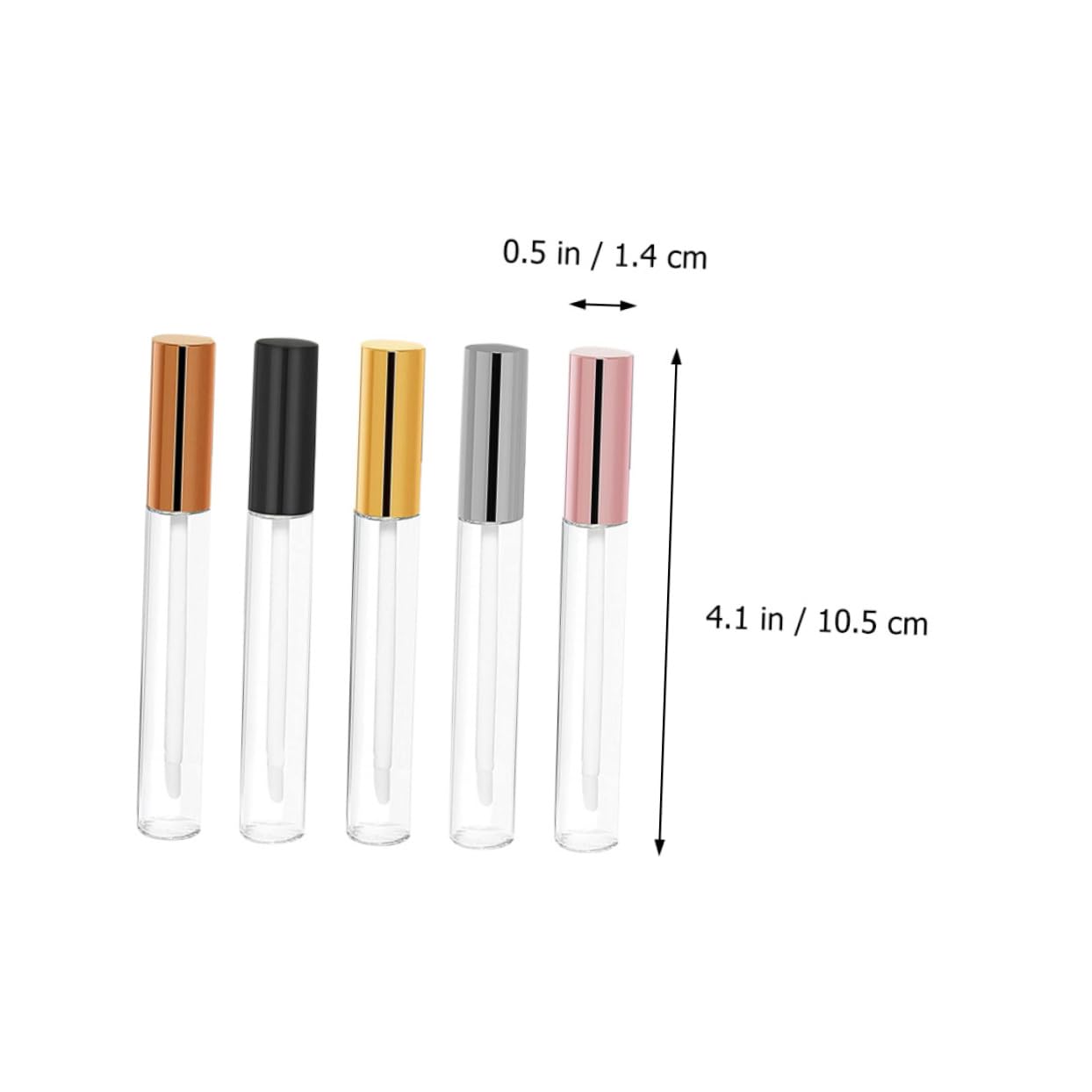 10ml Lipgloss Tuben aus Abs für Selbstgemacht und Reisen