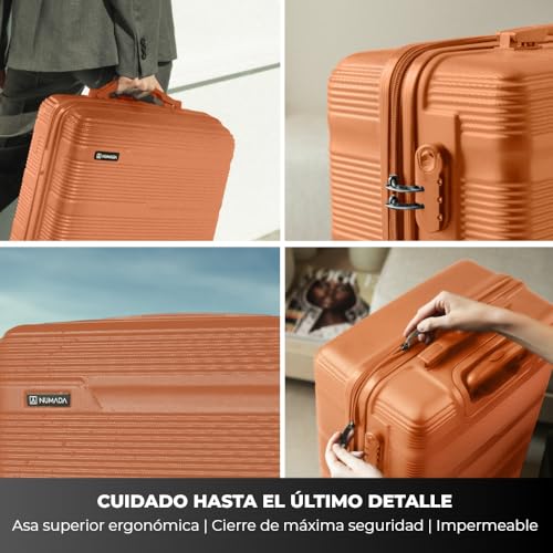 Casual, Orange, Maleta 55x40x20cm4