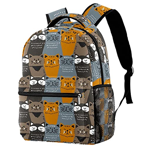 Sac à dos ordinateur portable jaune citron multicolore à grande capacité de rangement