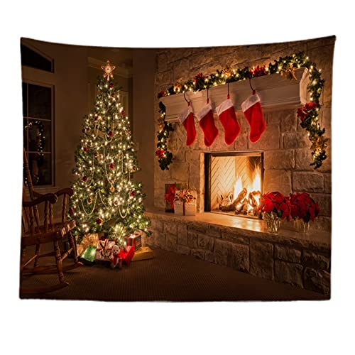 A.Monamour Arazzo da Parete Casa Camino Interno