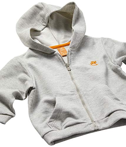 Jaqueta Manga Longa em Moletom, Up Baby, Meninos, Cinza, 4