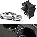 Produktbild KADIO Tesla Model 3 Getränkehalter Becherhalter Cup Holder -Einsatz für Tesla Model 2021 Beflockungsdesign Schwarz