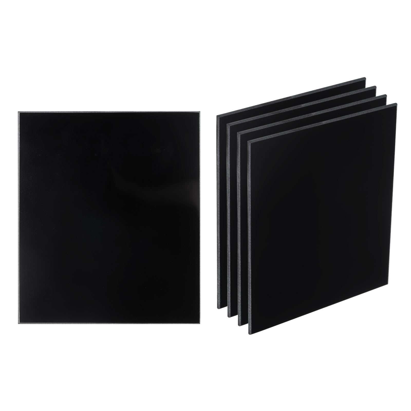 HARFINGTON 5pcs Welding Lens 5.24" x 4.5" (133mm x 114mm) Shade 12 Glass Replacement Welding Lenses Darkening Filter Plates for Welding Helmet, Black