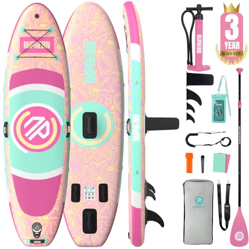Image of Niphean 10' Inflatable Paddle Board, Ultra-Light SUP for Beginners