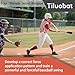 Tiluobat The Yellow Baseball Rope Swing Training bat Comes with 12 Training Balls and 1 bat
