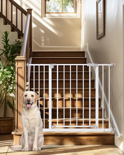 InnoTruth Baby Gate for Stairs 28.9-42.1" Wide