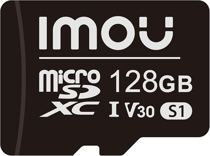 Karta Pamięci Micro 128 GB SDXC Imou prędkość Full HD Do 95/25 MB/s Klasa 10 / U1 UHS-I Adapter SD do smartfona, tabletu, kamery akcji, drona i laptopa (128 GB)