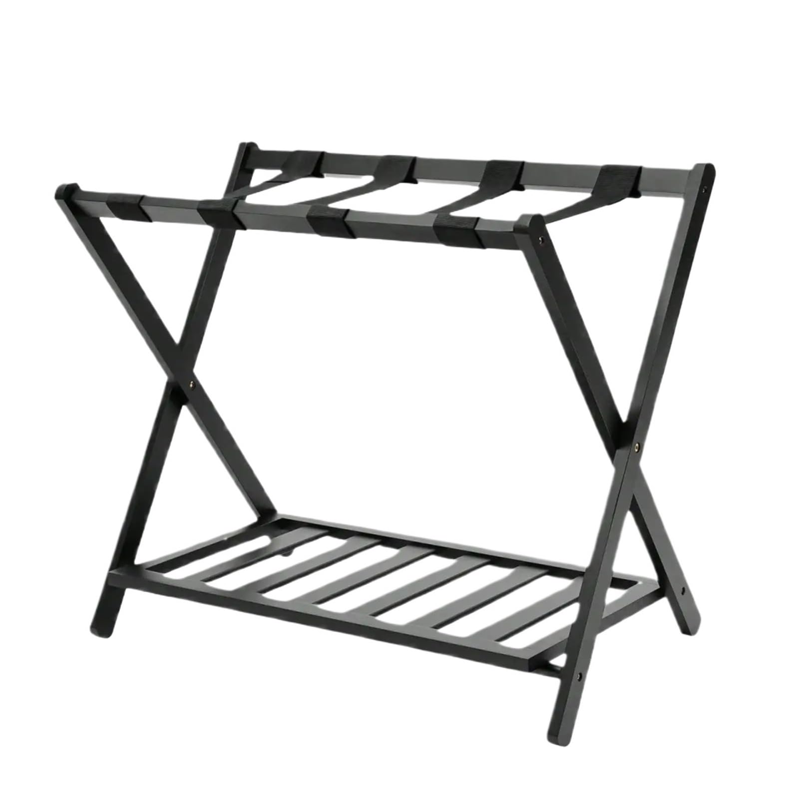 YShiuoL Luggage Rack Floor Standing Luggage Rack With Shoe Suitcase for Hotel Travel Home Shoes