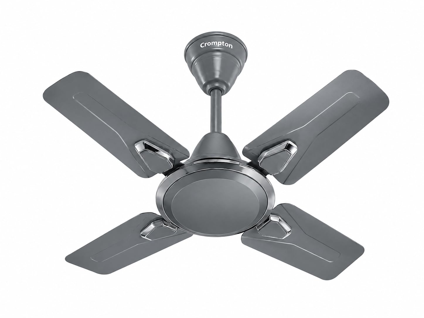 crompton highspeed super briz royal 600 mm designer ceiling fan | bee star energy rating | x-tach technology | upto 50% less heating | 2 year manufacturer warranty | fossil