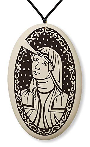 Saint Rita of Cascia Medal on Braided Cord | Patron of Impossible Causes, Abuse Victims, and Difficult Marriages