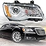 munirater Headlight Assembly Right Side Replacement for 2011-2014 Chrysler 300 Models Halogen Type Projector Passenger Side