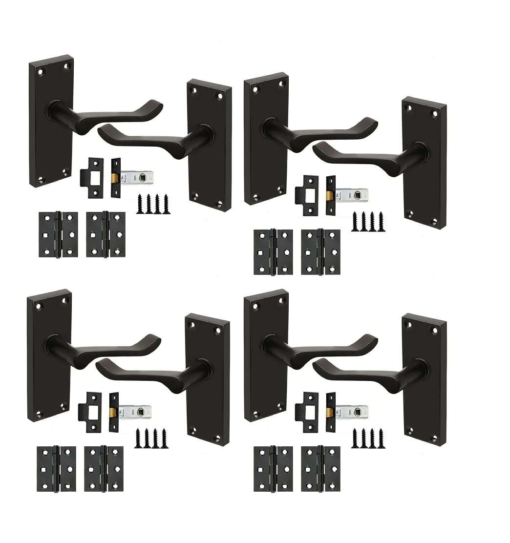 Haven Heritage ® Internal Door Handles Victorian Scroll Lever Latch in