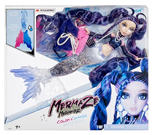 Barbie Mermaid Power Poupée Chelsea Sirène avec 2 animaux (Mattel) - L