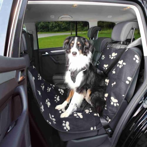 TRIXIE Pet Variation, 13235, Schwarz/Beige, 0.65 × 1.45 m