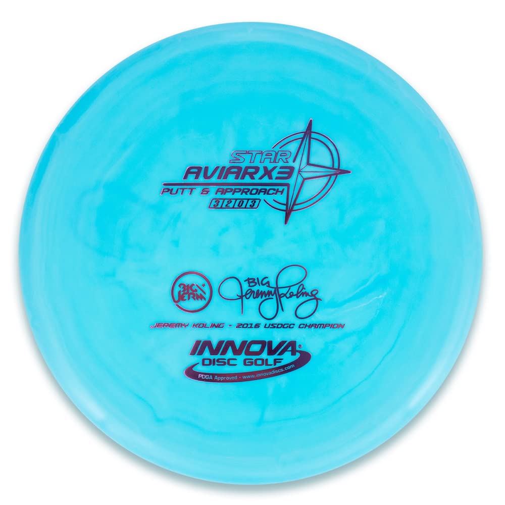 Innova Discs Jeremy Koling 1X Star AviarX3 Putt & Approach Golf Disc [Colors May Vary] - 170-172g