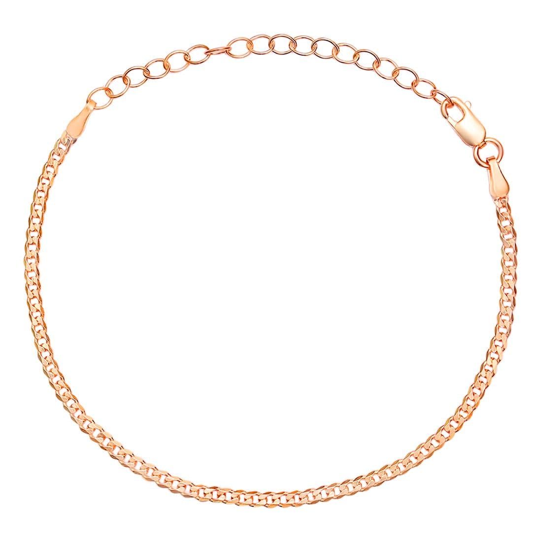 See full amazon price history chart for ZAVYA 925 Sterling Silver Minimal Chain Look Rose Gold Plating Chain Bracelet | | Gift for Women and Girls | With Certificate of Authenticity and 925 Hallmark ZAVYA 925 Sterling Silver Minimal Chain Look Rose Gold Plating Chain Bracelet | | Gift for Women and Girls | With Certificate of Authenticity and 925 Hallmark (B0D6BC8T2W) Amazon Price History, Amazon Price Tracker