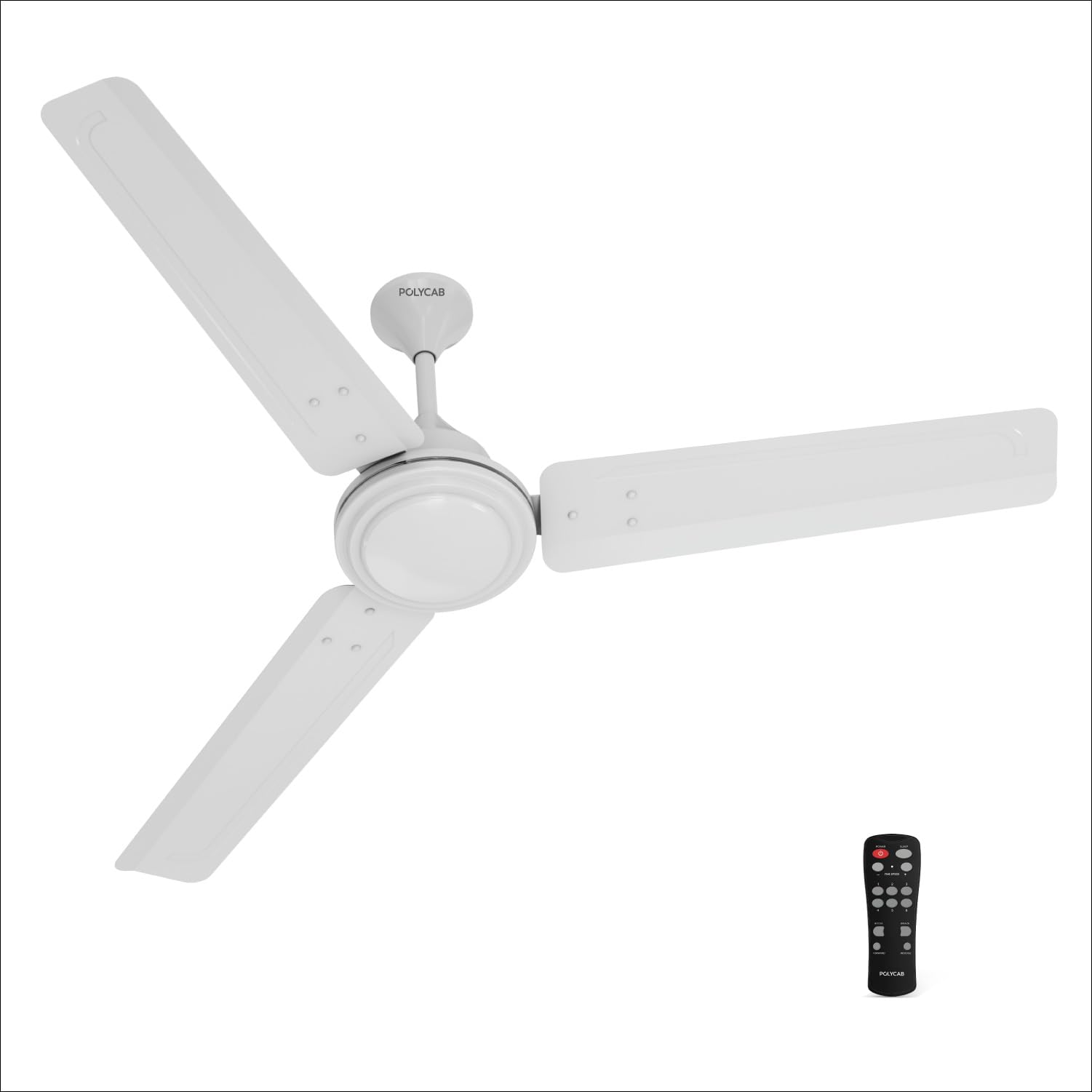 Polycab Airika 1200mm BLDC Ceiling Fan with Remote | Energy Efficient | 5 Star Rated | High Speed | 2 years warranty-image-20